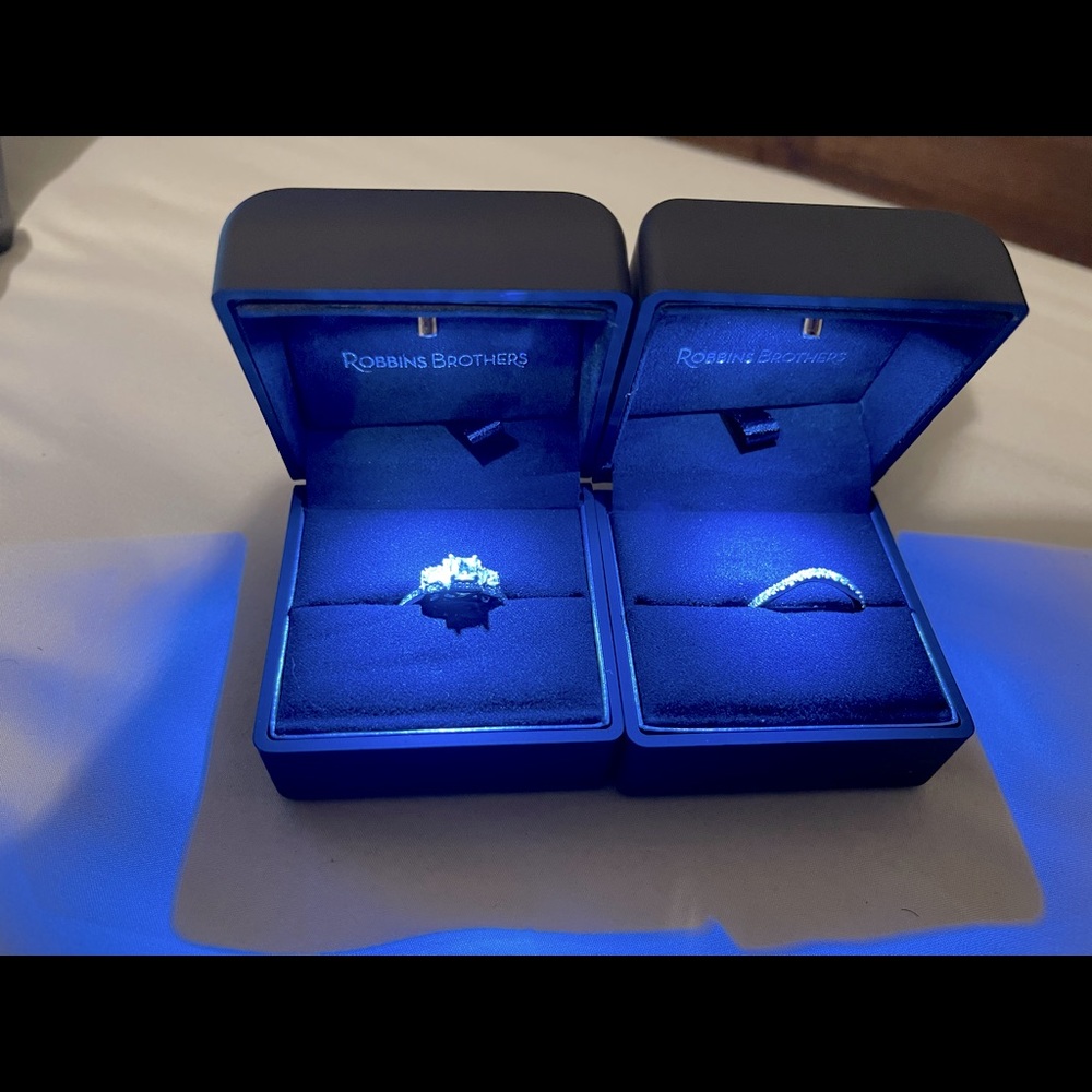 Wedding  ring and wedding band brand new